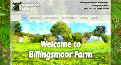 Desktop Screenshot of billingsmoorfarm.co.uk